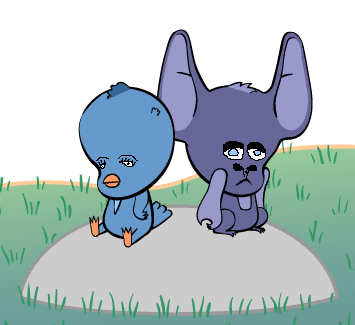 Chipmunk and Lizard, by Ray